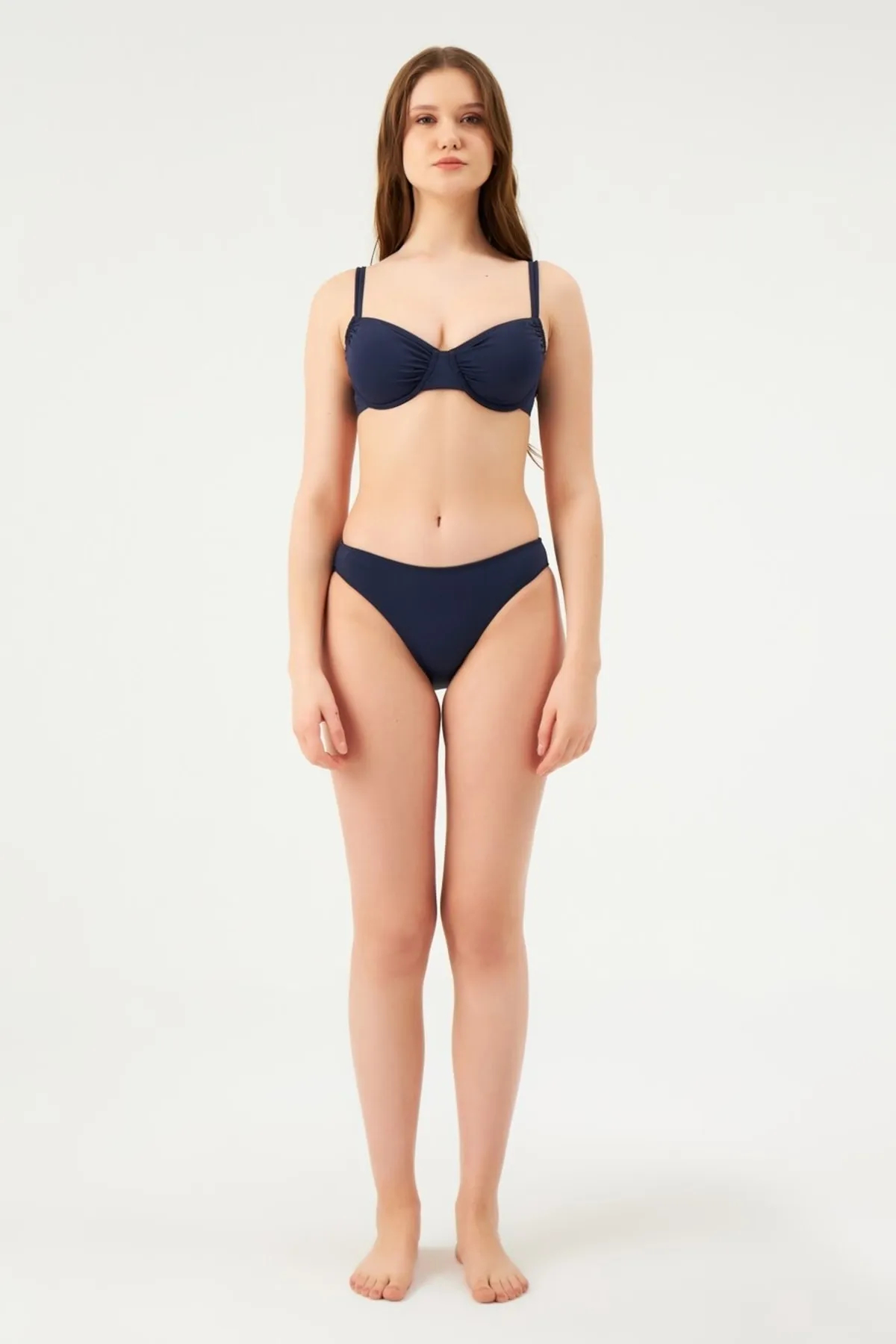 Eros 4 Cm Tek Bikini Alt 824-Laci̇vert