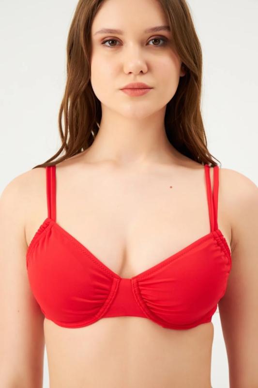 Eros Balenli Toparlayıcı Tek Üst Bikini 827