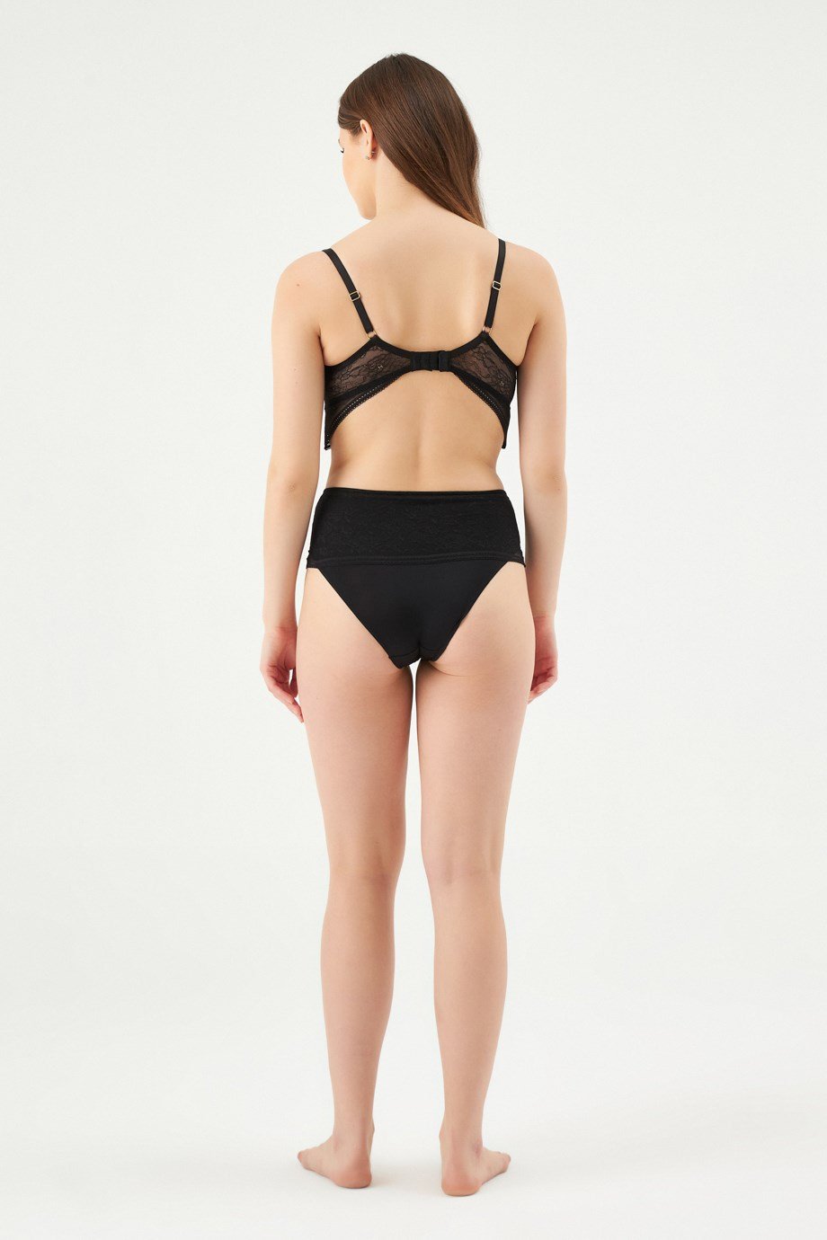 EROS ANITA BALENLİ TOPARLAYICI BRALET TAKIM-Si̇yah