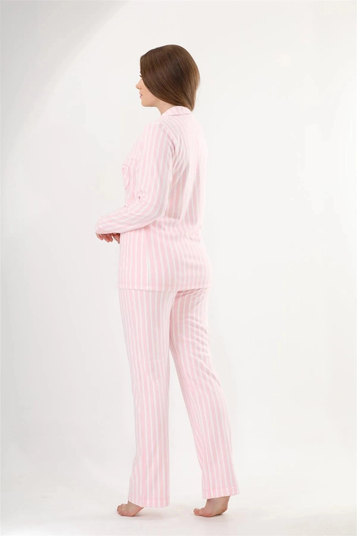 Etoile Ekstra yumuşak Kumaş Uzun Kol Pijama Takımı 98222