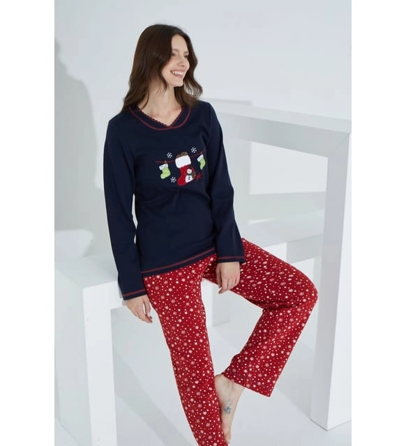 Etoile Kadın Pamuklu Pijama Takımı