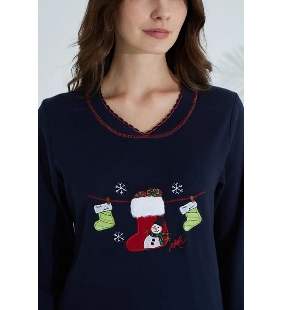 Etoile Kadın Pamuklu Pijama Takımı