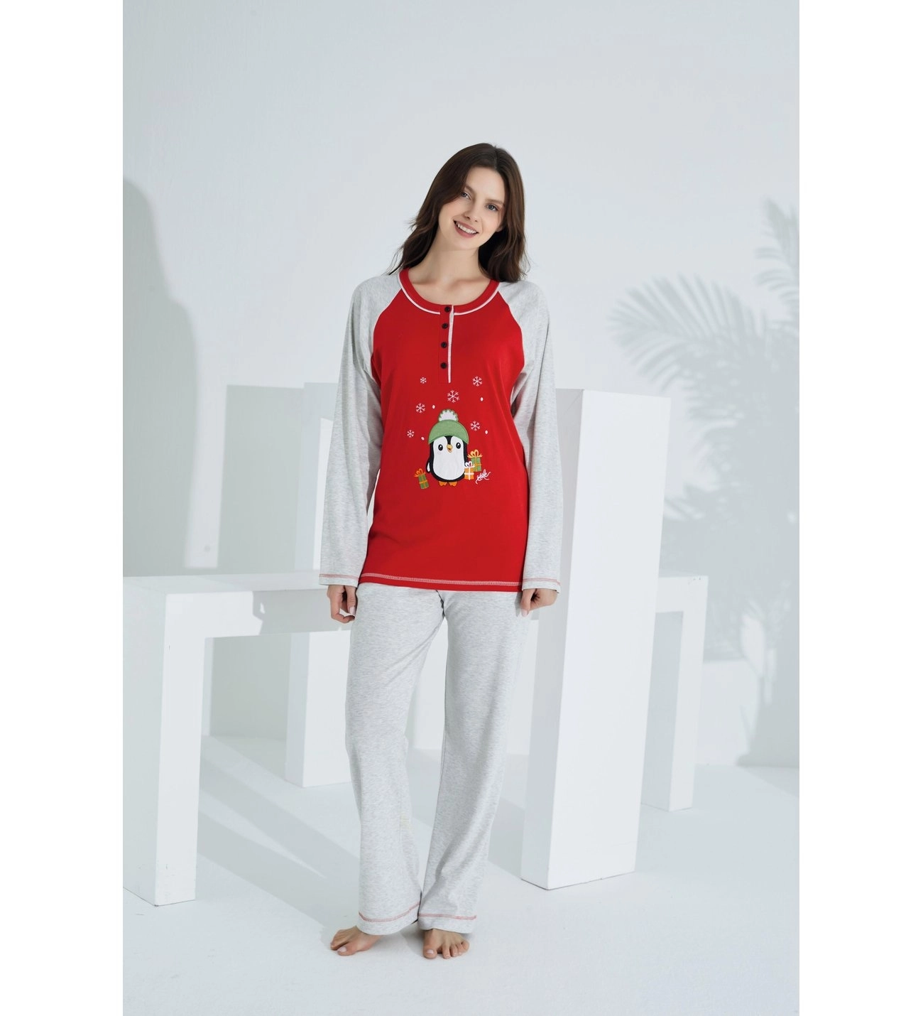 Etoile Kadın Pamuklu Pijama Takımı