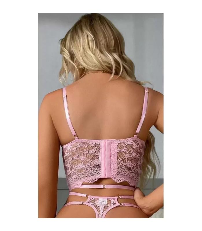 For Dreams 8406 Dantelli Jartiyer Büstiyerli Takım
