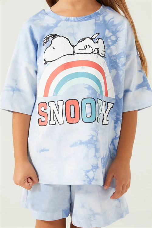 SNOOPY KIZ ÇOCUK ŞORT TAKIM