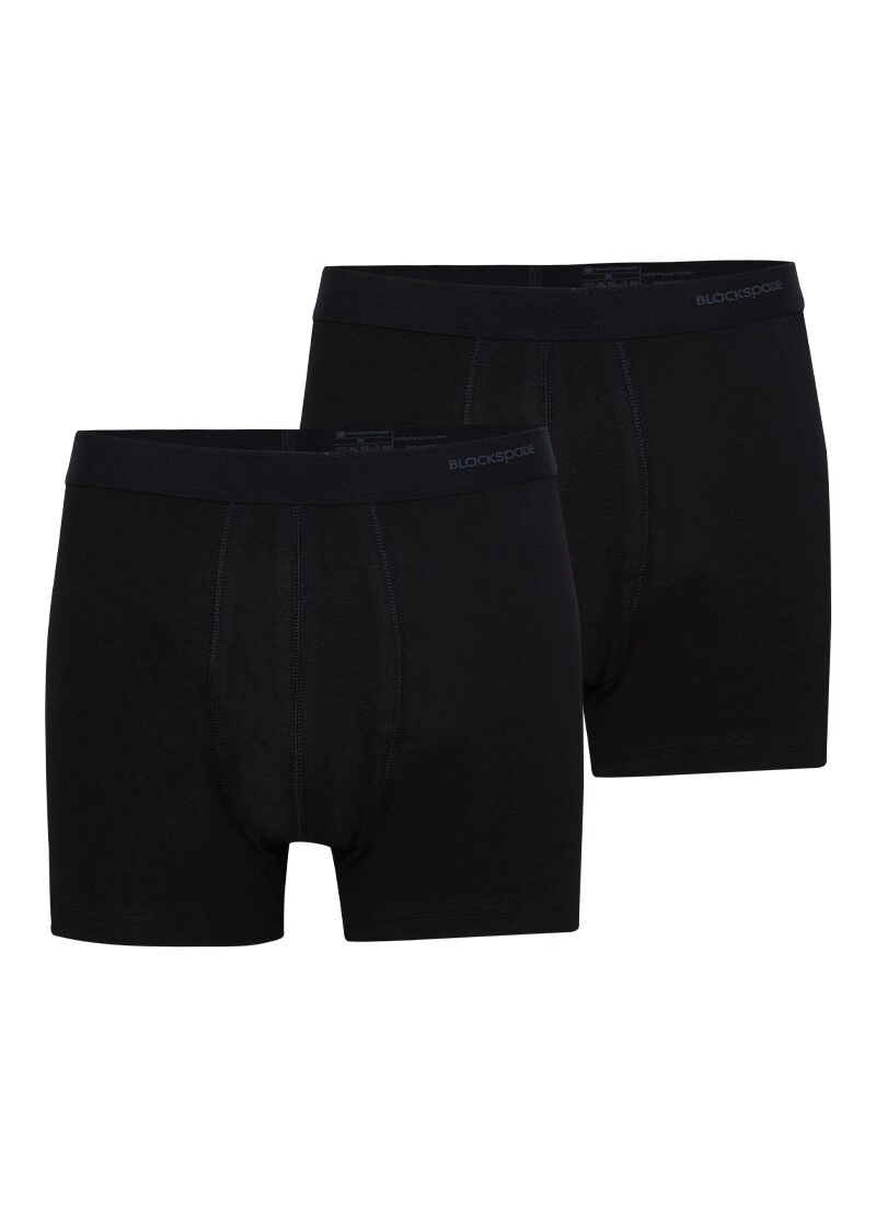Blackspade Erkek Pamuklu 2’li Slip Boxer-Si̇yah