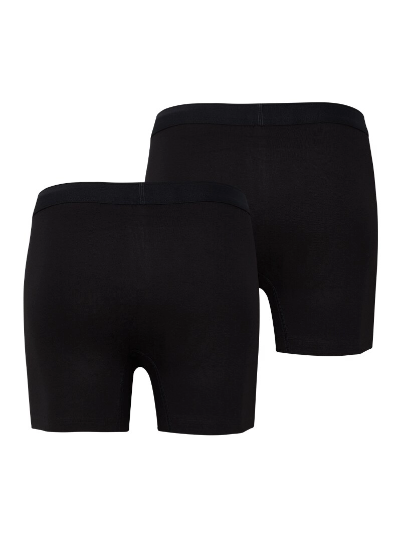 Blackspade Erkek Pamuklu 2’li Slip Boxer-Si̇yah