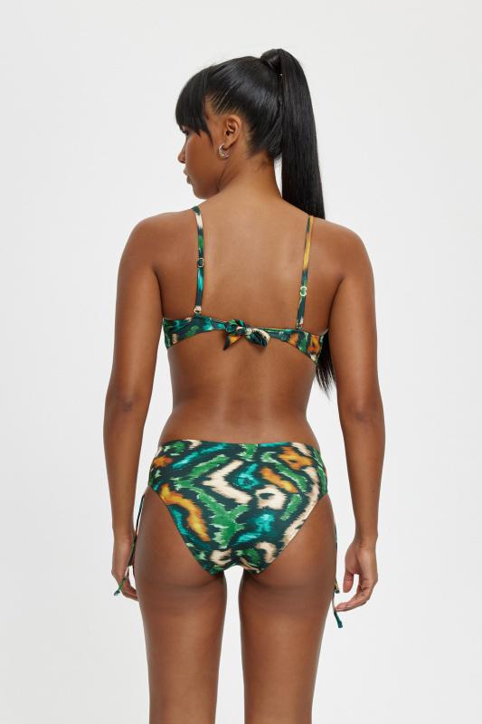 Louren 11056 Boş Kaplı Straplez Bikini Takımı