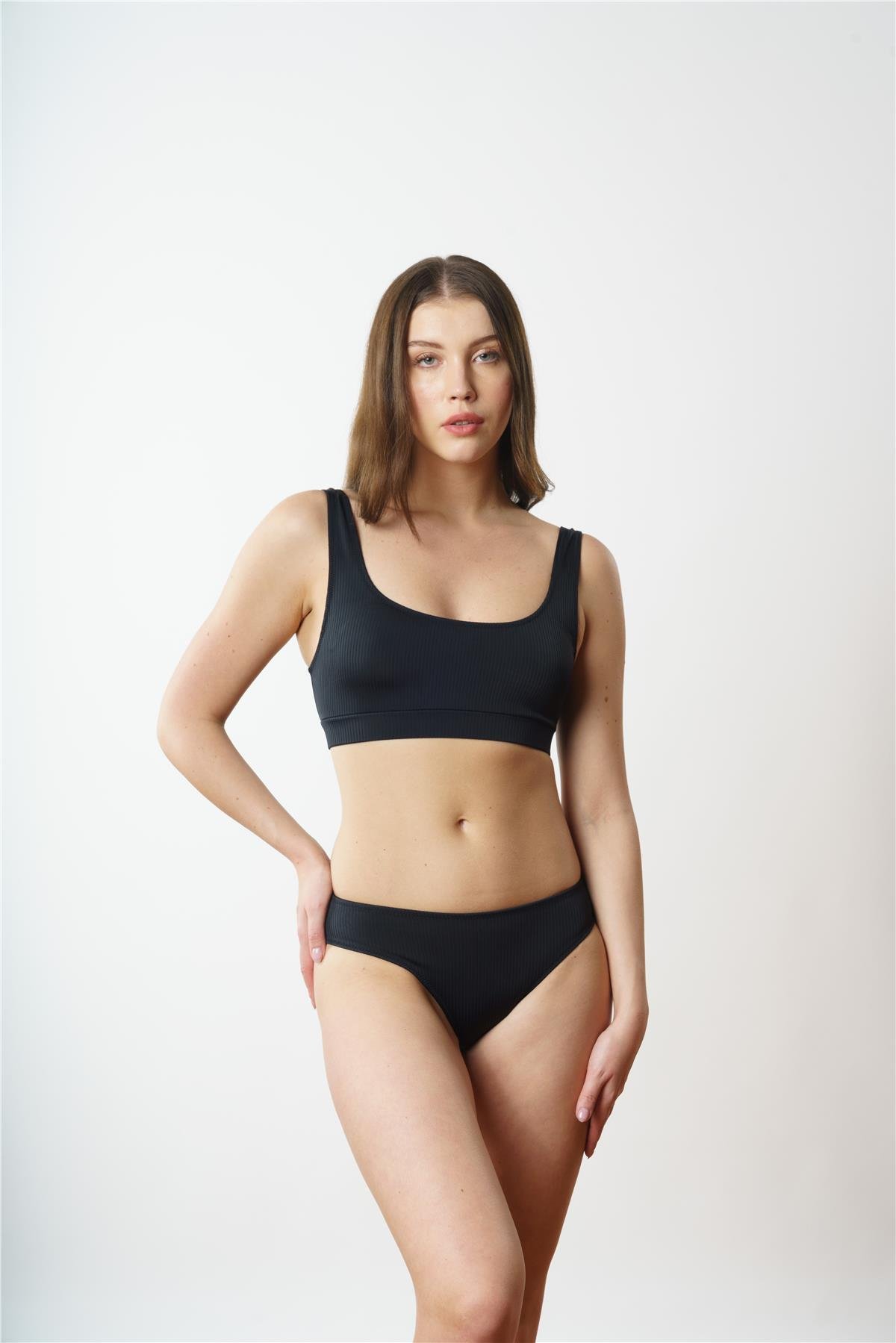 Louren 1740 Sporcu Bikini Takımı-Siyah
