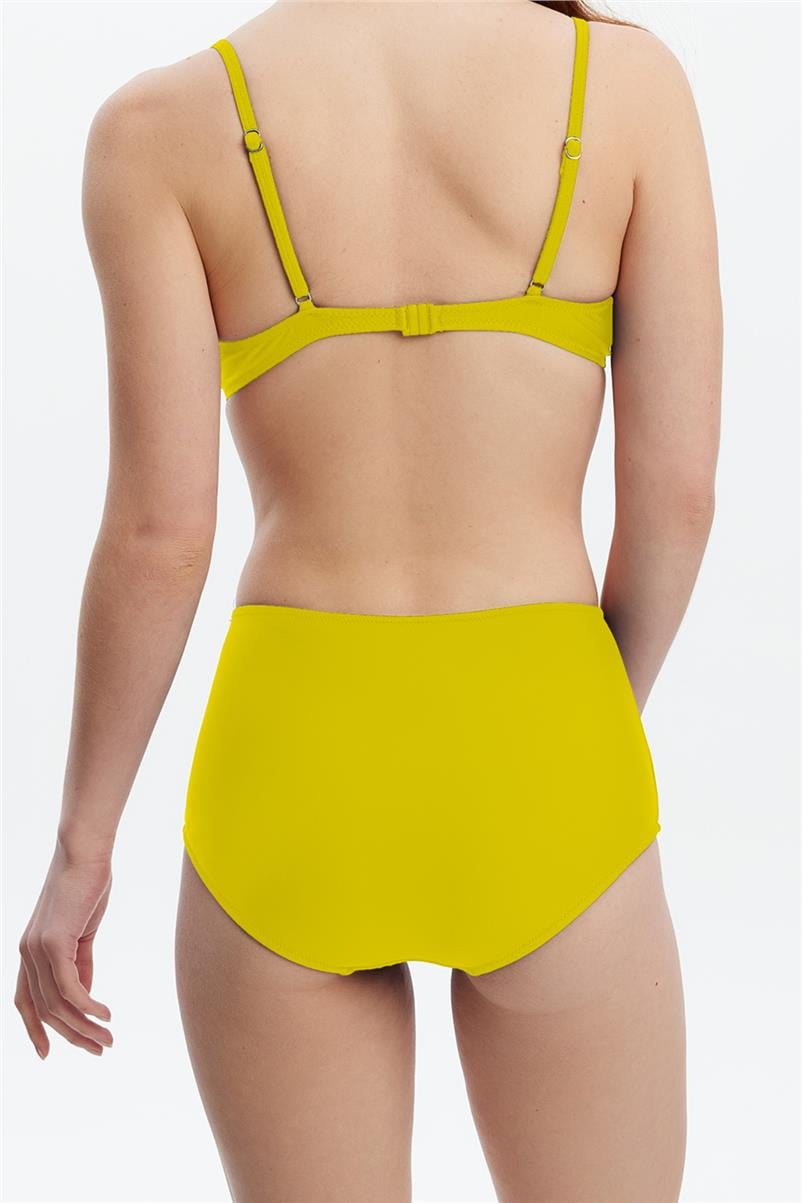 Louren 8508 Yüksek Bel Bikini Alt-Sari