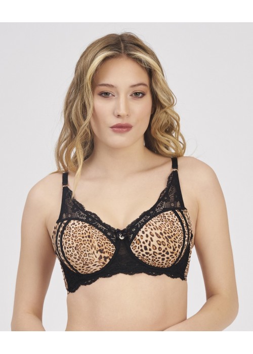 MOONLİGHT LEOPAR TOPLARLAYICI SÜTYEN