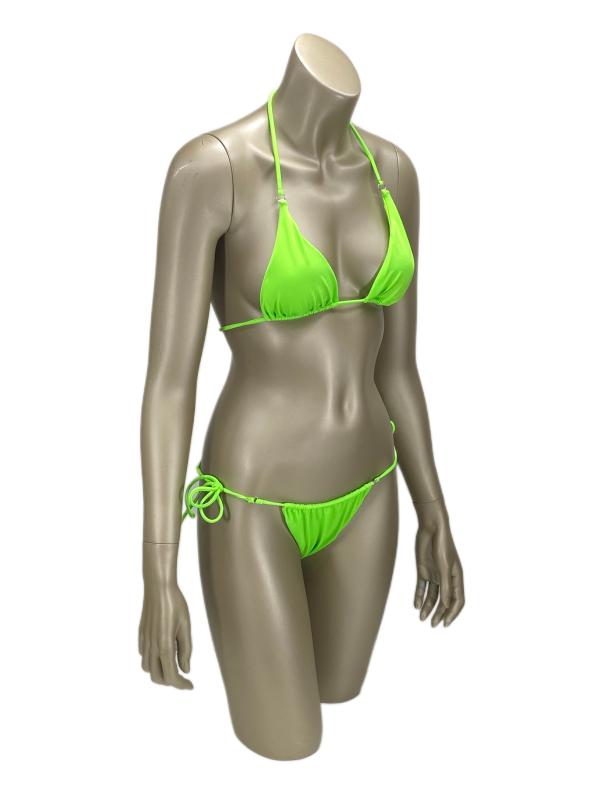 No Gossip Marine İpli Bikini Altı-Neon-yesil