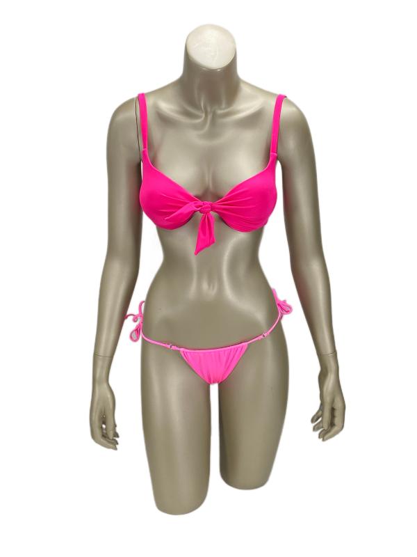No Gossip Marine İpli Bikini Altı-Neon-pink