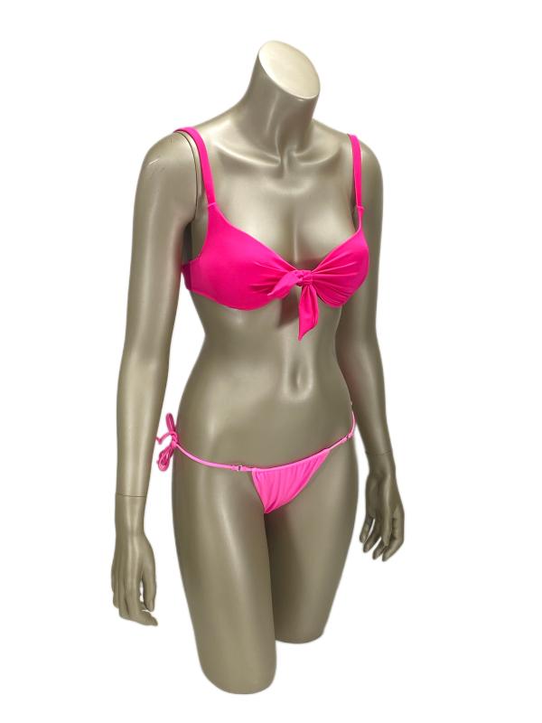 No Gossip Marine İpli Bikini Altı-Neon-pink