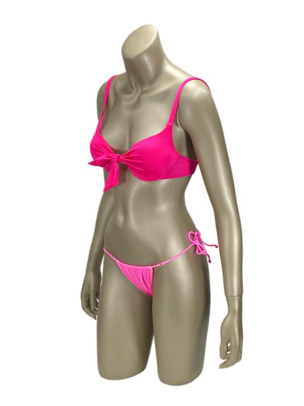 No Gossip Marine İpli Bikini Altı-Neon-pink