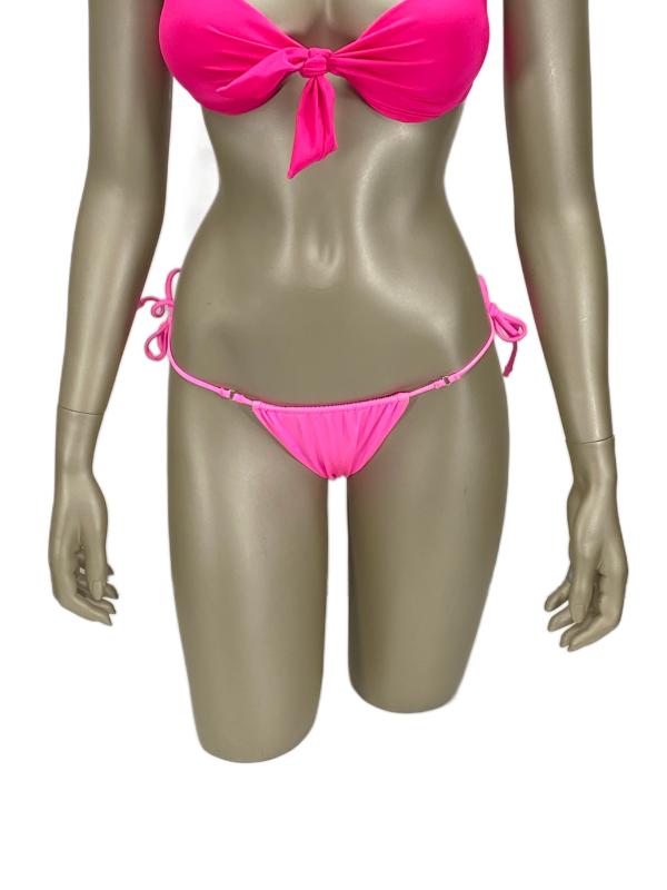 No Gossip Marine İpli Bikini Altı-Neon-pink