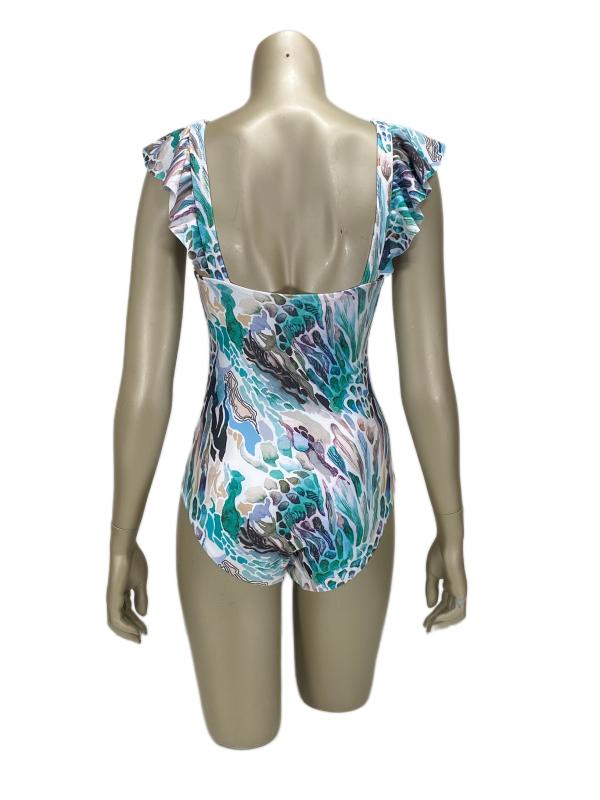 Pierre Cardin Fiji Kol Fırfır Detaylı Askılı Mayo