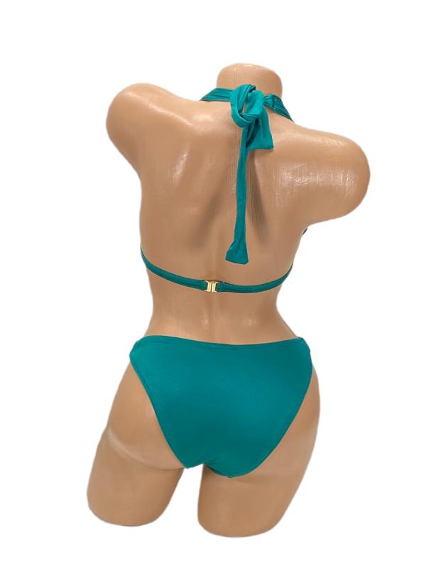 Pierre Cardin Dudi Kaplı Üçgen Dolgulu Bikini Takım-Yeşi̇l