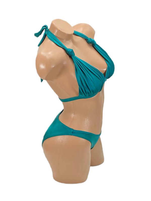 Pierre Cardin Dudi Kaplı Üçgen Dolgulu Bikini Takım-Yeşi̇l
