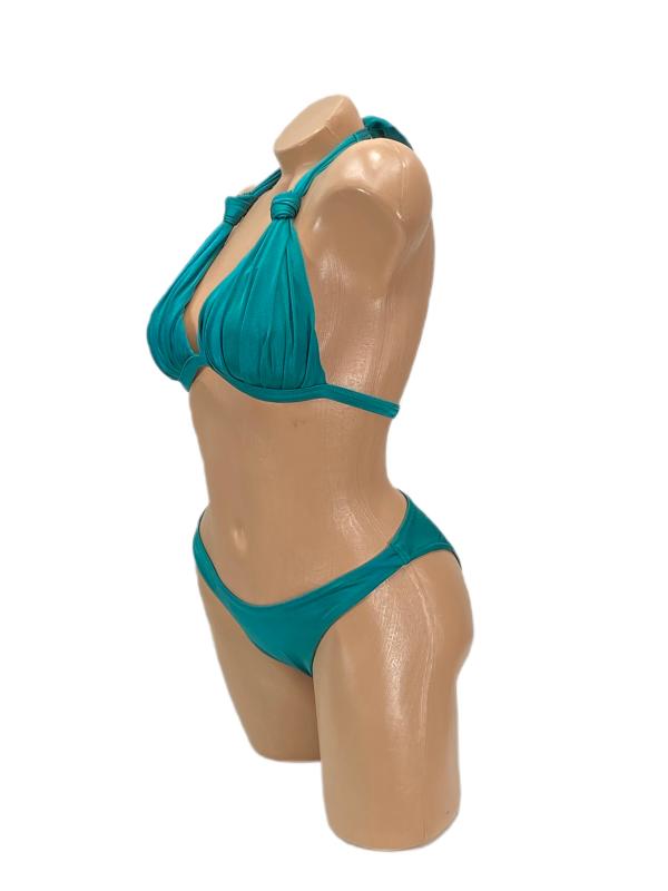 Pierre Cardin Dudi Kaplı Üçgen Dolgulu Bikini Takım-Yeşi̇l
