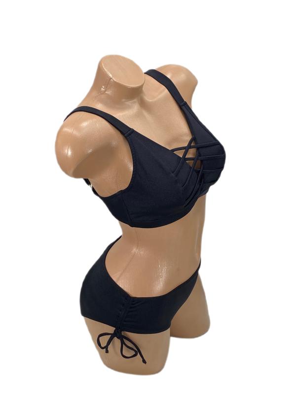 Pierre Cardin Rhode Bantlı Toparlayıcı Bikini-Siyah