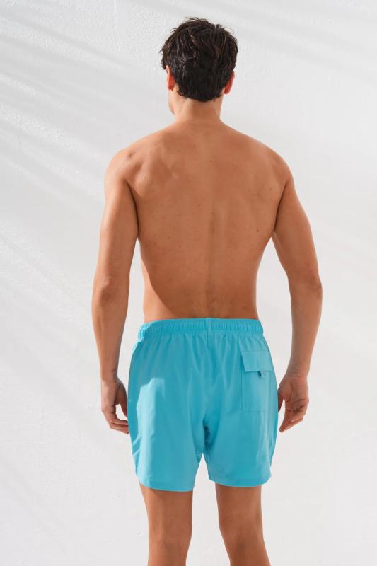 Pierre Cardin Düz Dokuma Erkek Şort-Turquoise