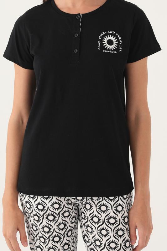Pierre Cardin 8785 Pamuklu Kısa Kollu Kadın Pijama Takımı