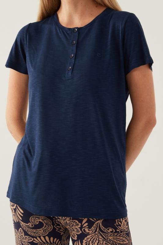 Pierre Cardin 8796 Kısa Kollu Patlı Kadın Pijama Takımı