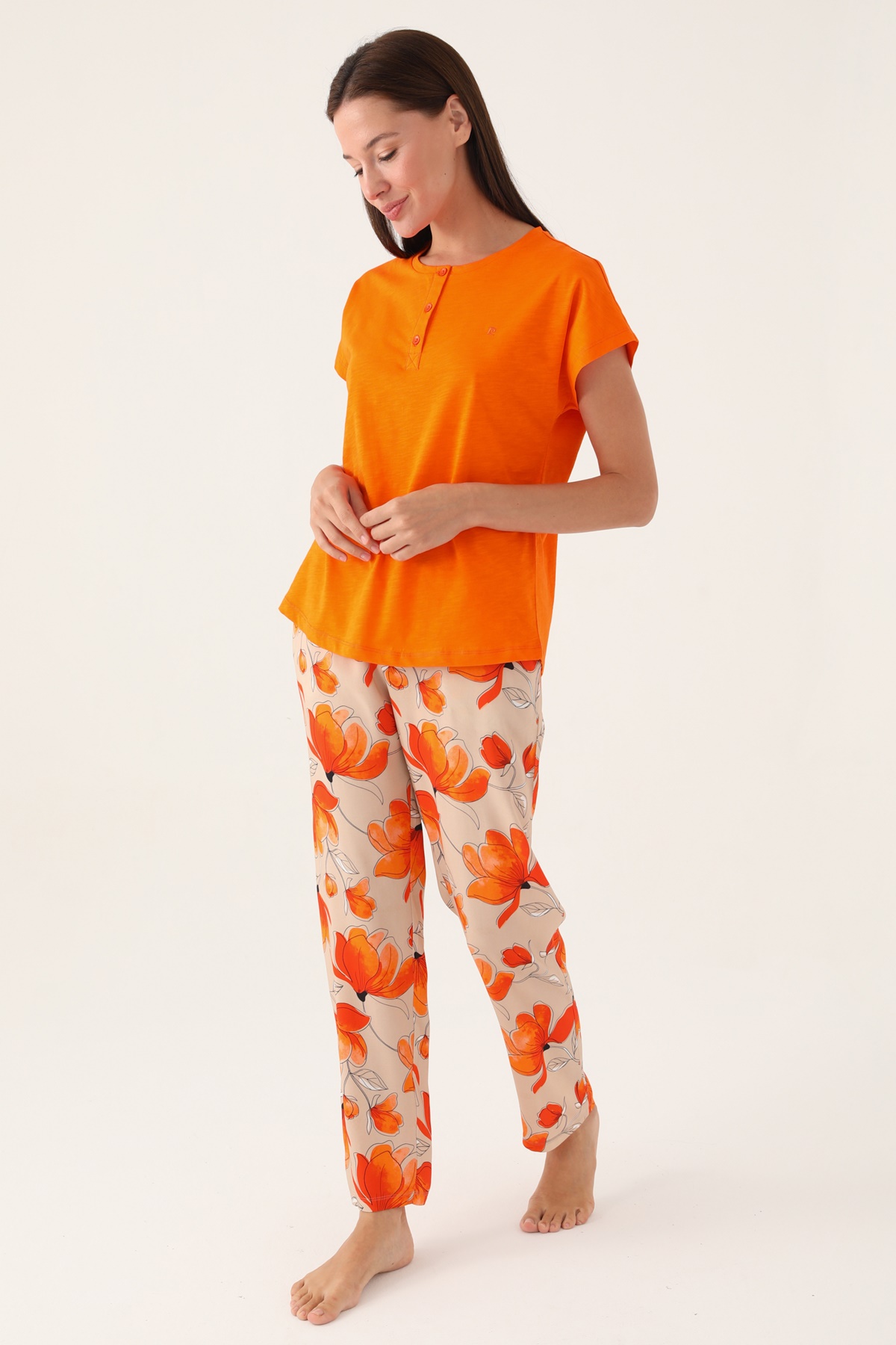 Pierre Cardin 8812  Kadın Kısa Kollu Pijama Takımı