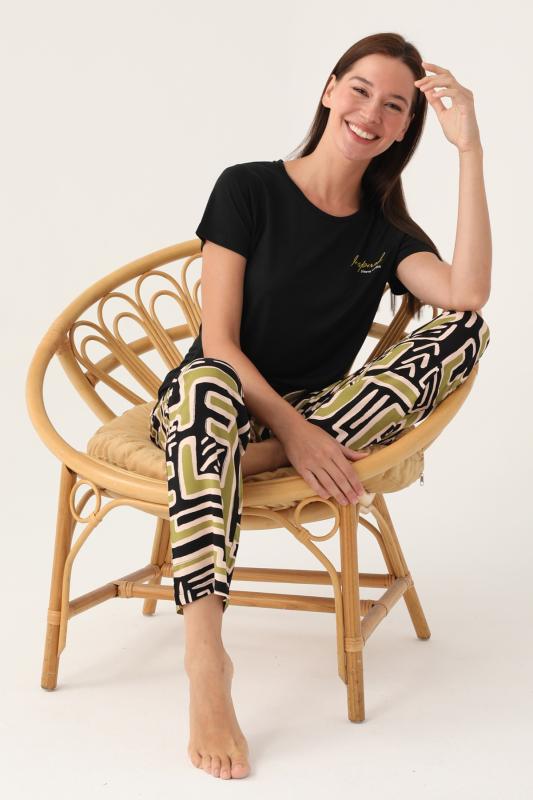 Pierre Cardin 8818 Kısa Kollu Kadın Pijama Takımı