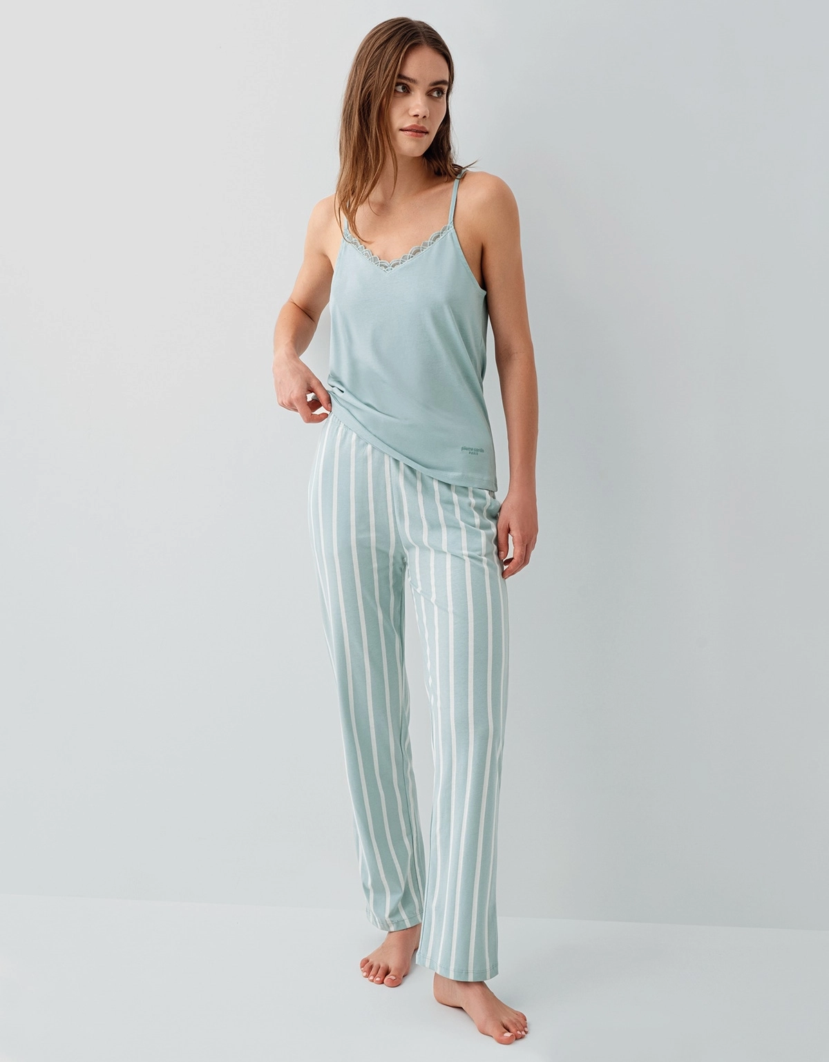 Pierre Cardin 9154 Kadın Sabahlıklı Pijama Takımı