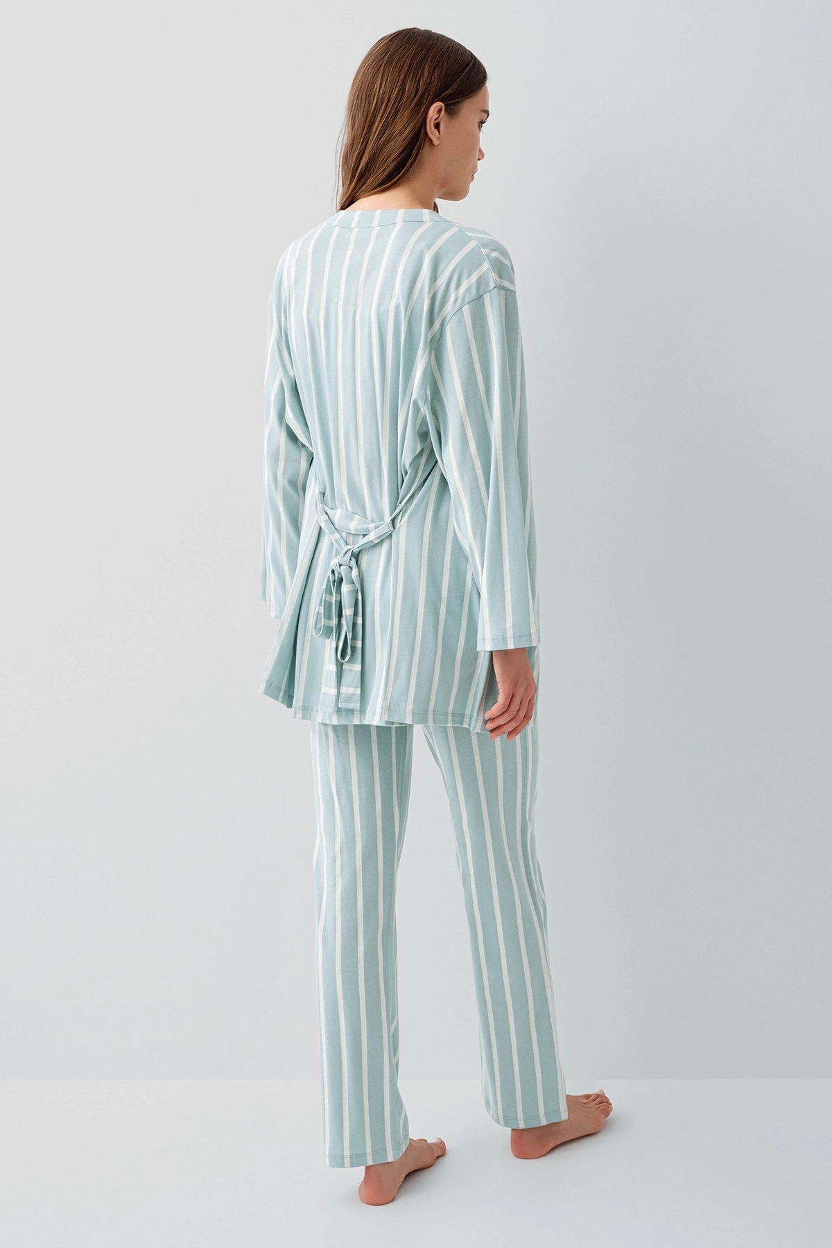 Pierre Cardin 9154 Kadın Sabahlıklı Pijama Takımı