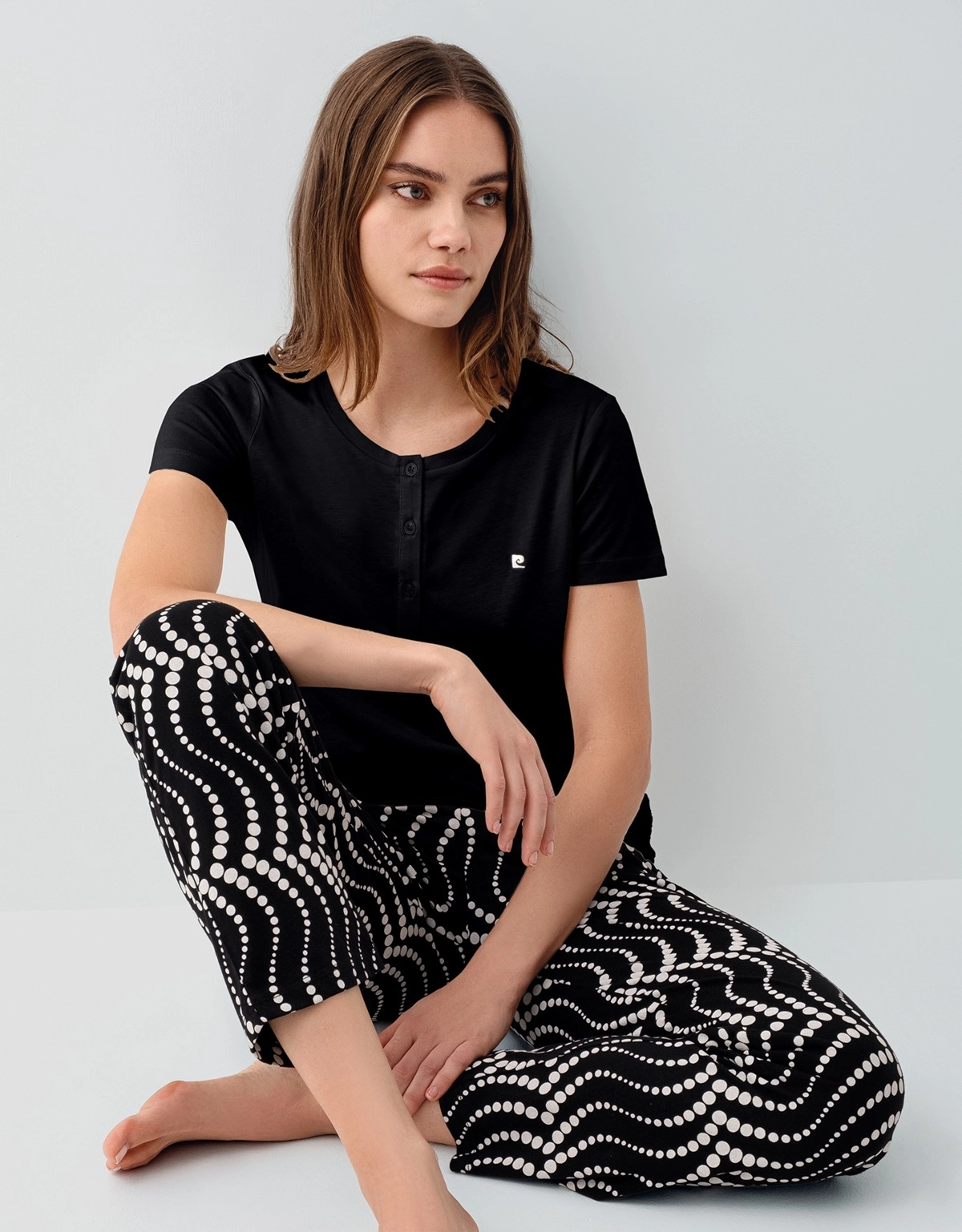 Pierre Cardin 9165 Kadın Kısa Kollu Pijama Takımı