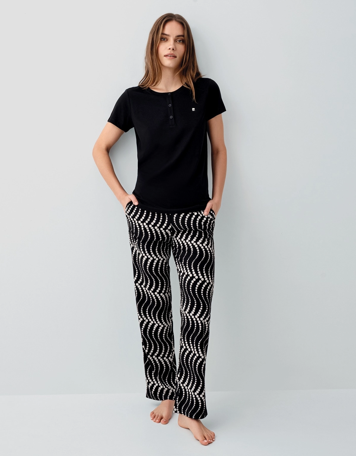Pierre Cardin 9165 Kadın Kısa Kollu Pijama Takımı