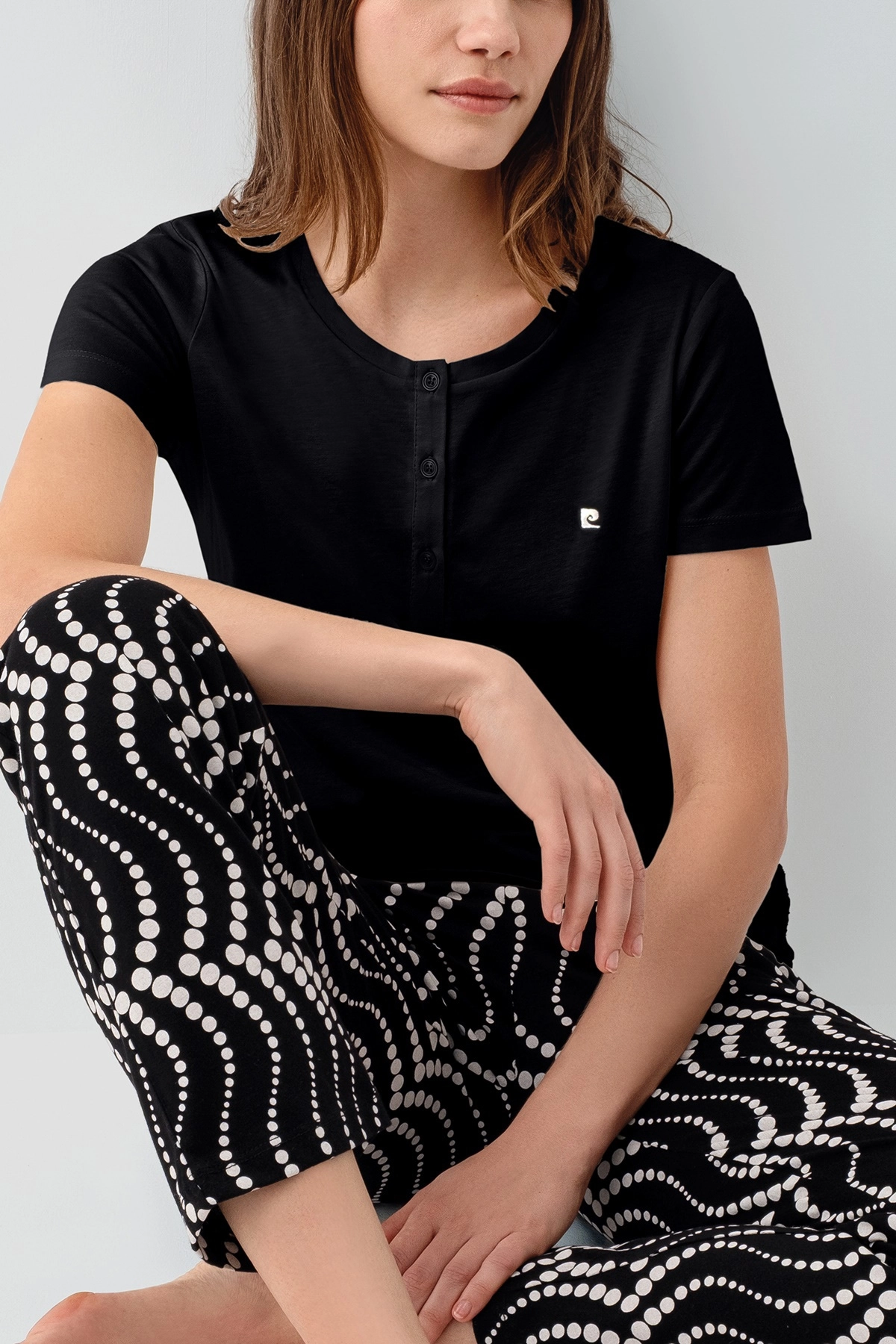 Pierre Cardin 9165 Kadın Kısa Kollu Pijama Takımı