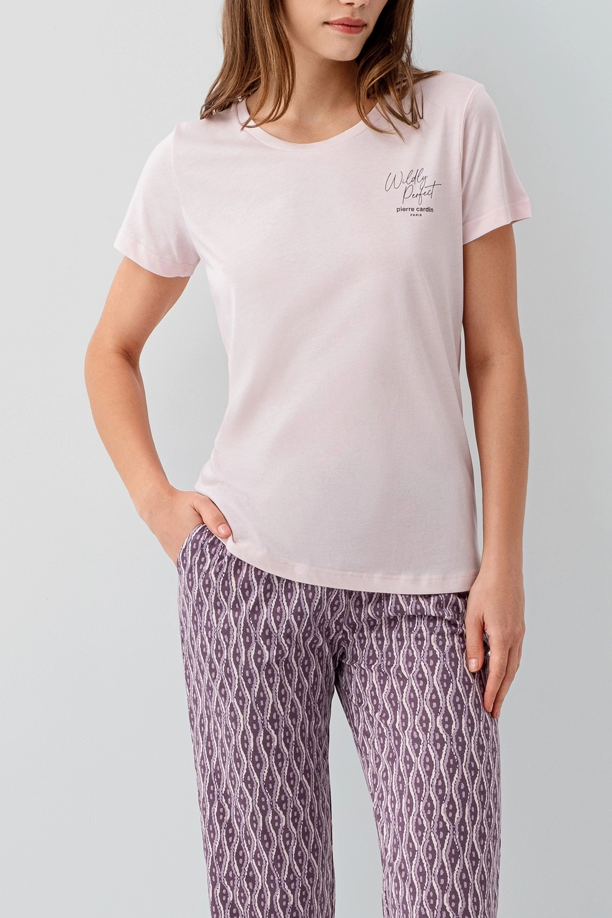 Pierre Cardin 9182 Kadın Kısa Kol Pijama Takımı