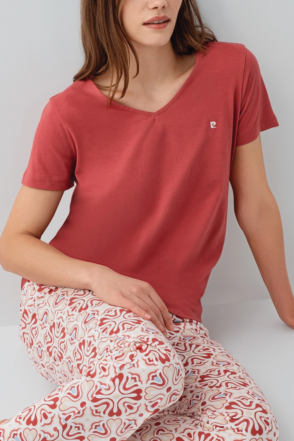 Pierre Cardin 9195 Kadın Kısa Kollu Pijama Takımı