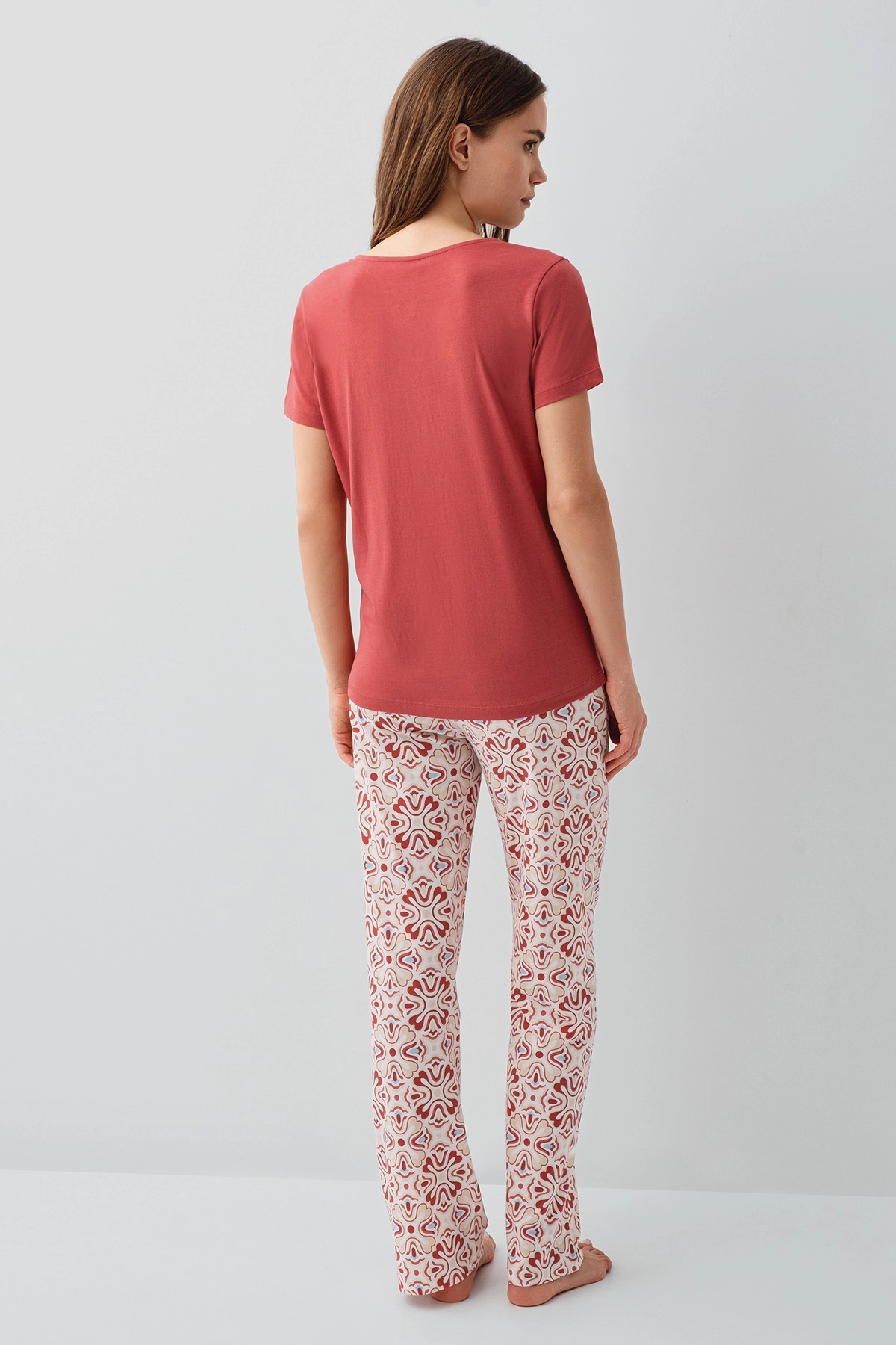 Pierre Cardin 9195 Kadın Kısa Kollu Pijama Takımı