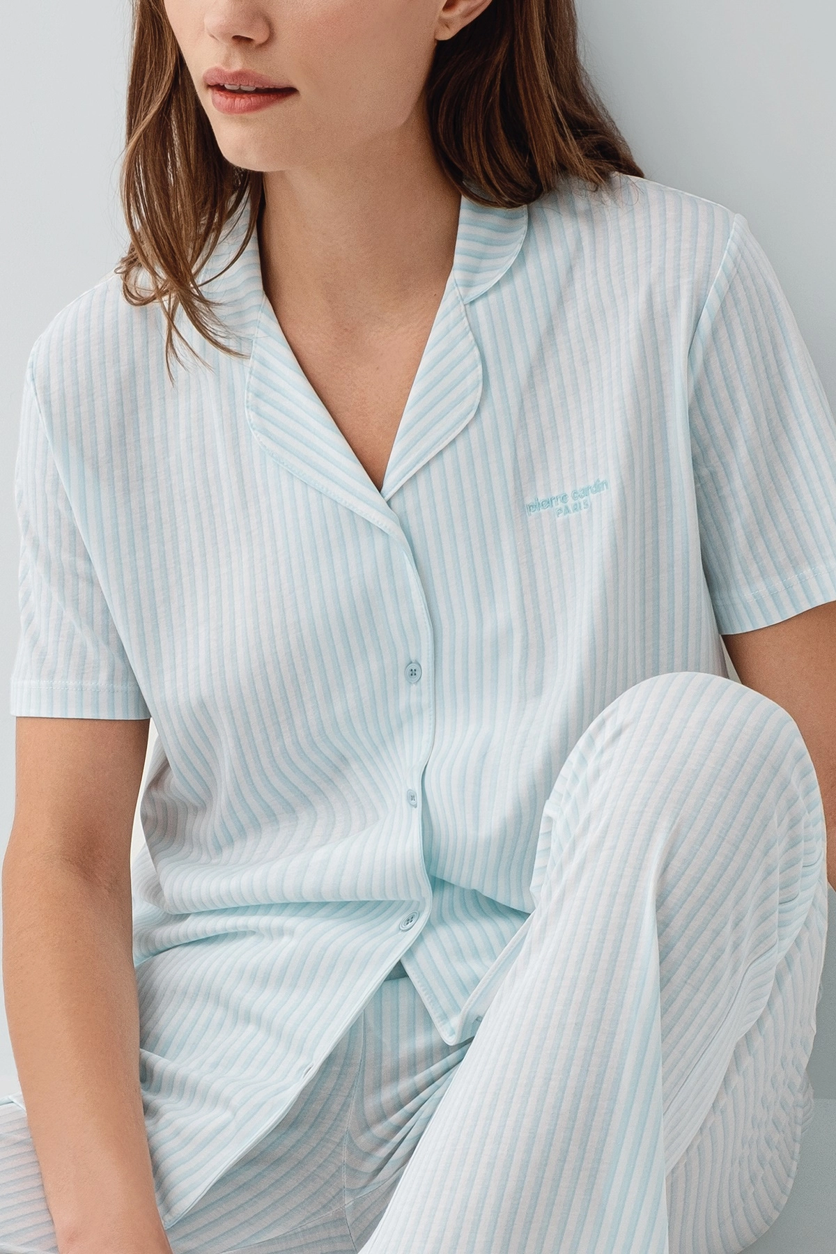 Pierre Cardin 9204  Kadın Kısa Kollu Gömlek Pijama Takımı