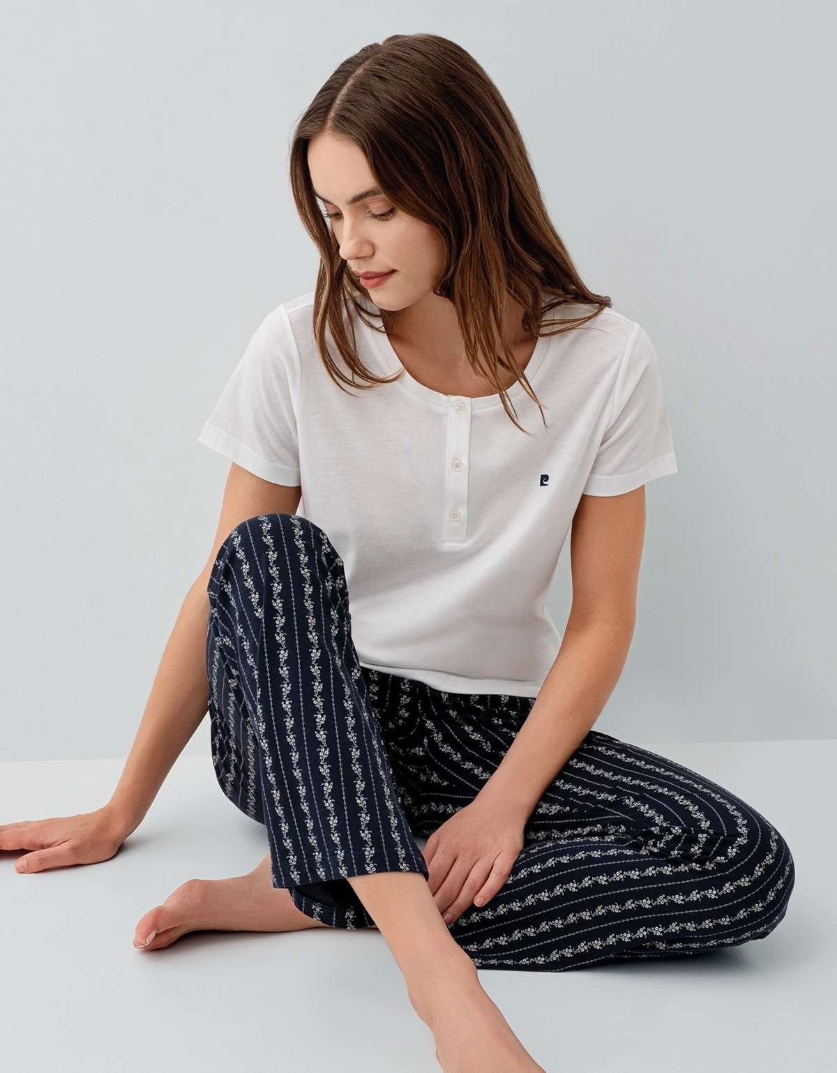 Pierre Cardin 9208 Kadın Kısa Kollu Pijama Takım