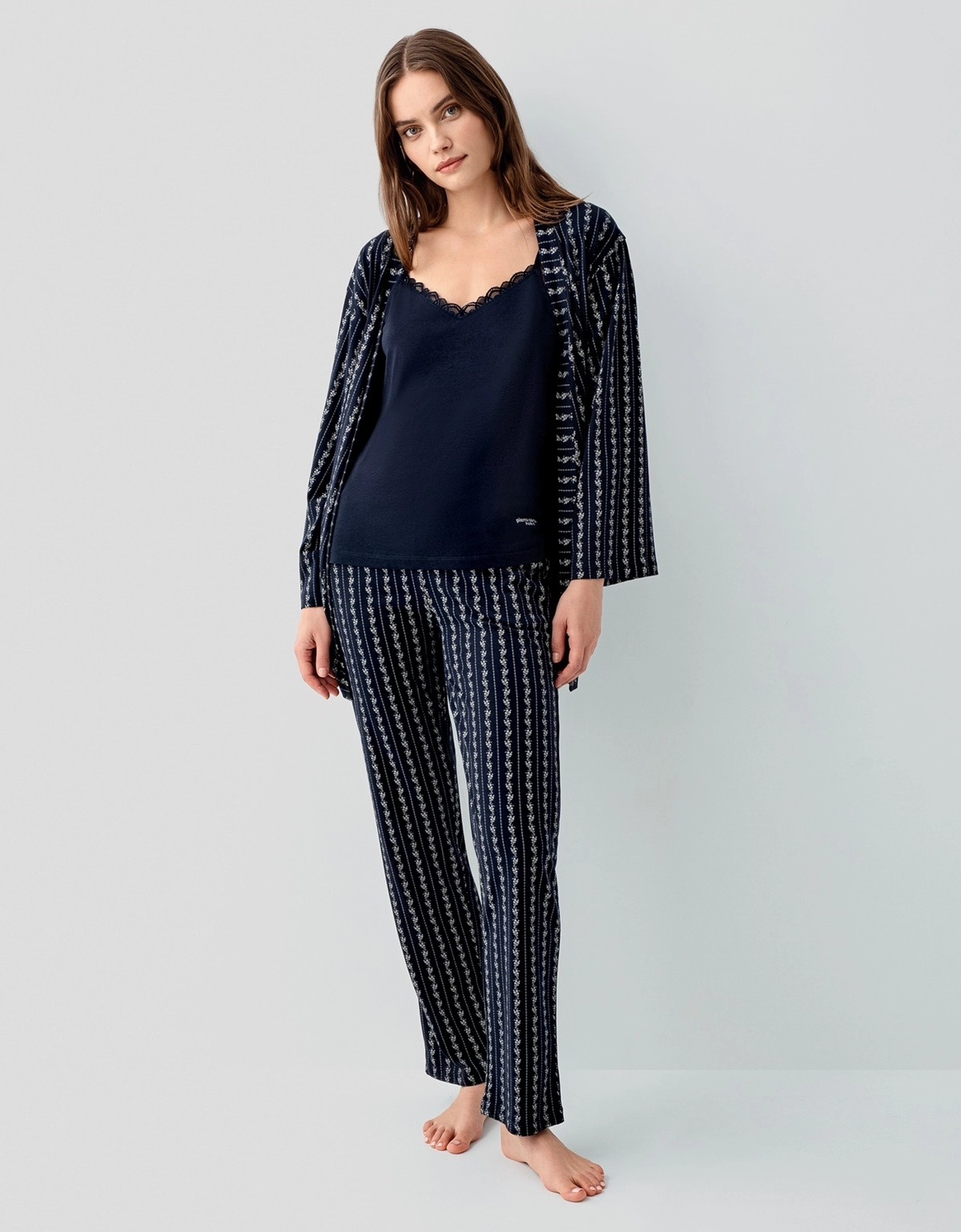 Pierre Cardin 9210 Kadın Sabahlıklı Takım