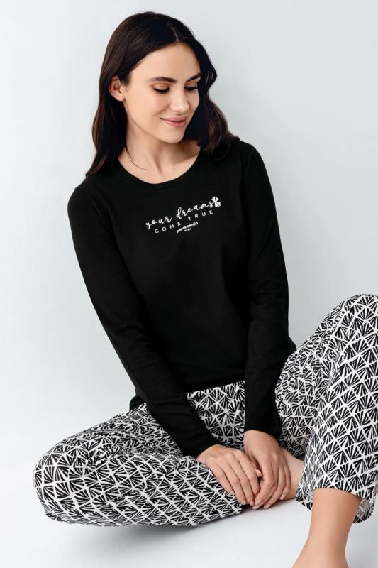 Pierre Cardin Kadın Siyah Pijama Takımı 9068-S