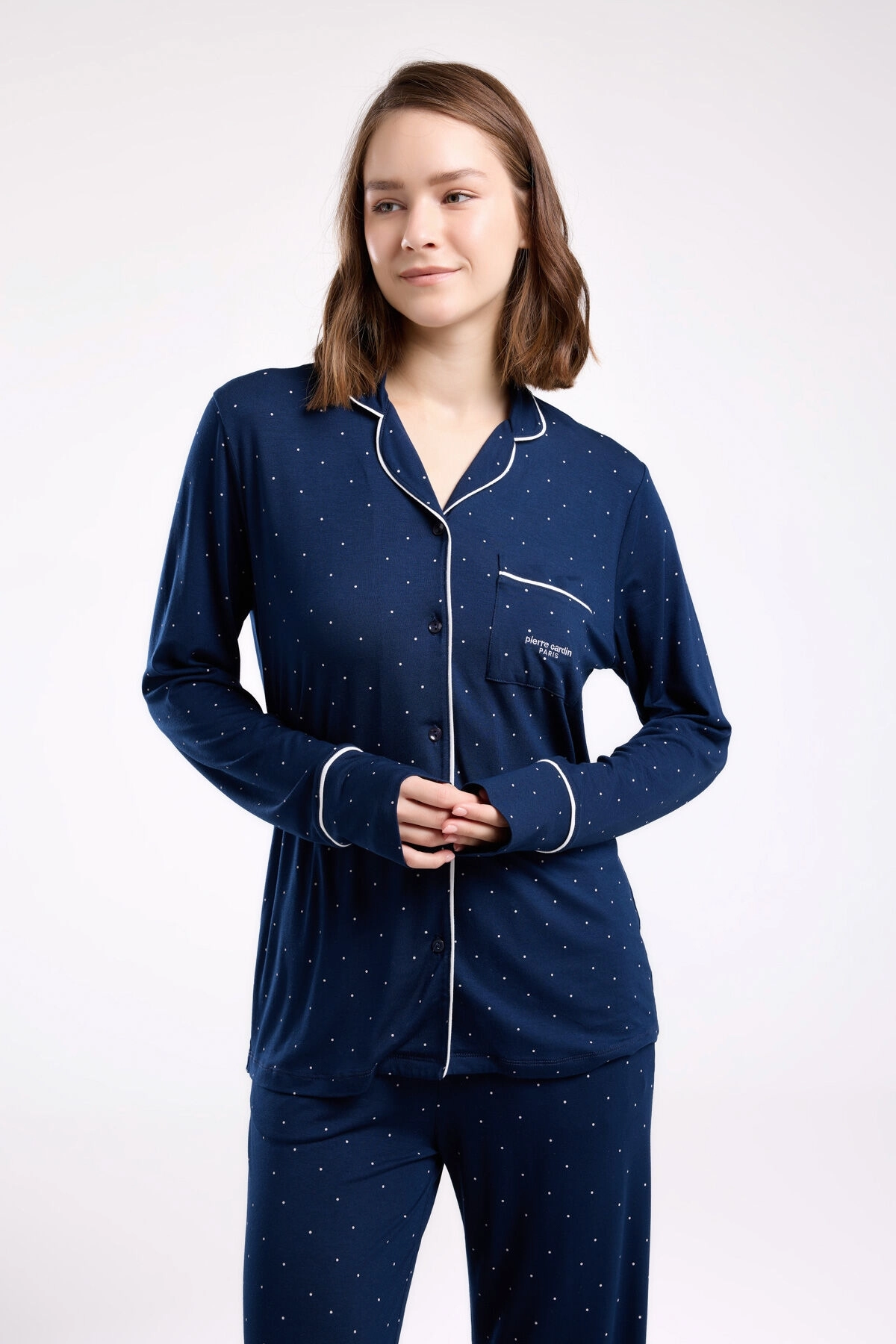 PIERRE CARDIN KADIN GÖMLEK PİJAMA TAKIM