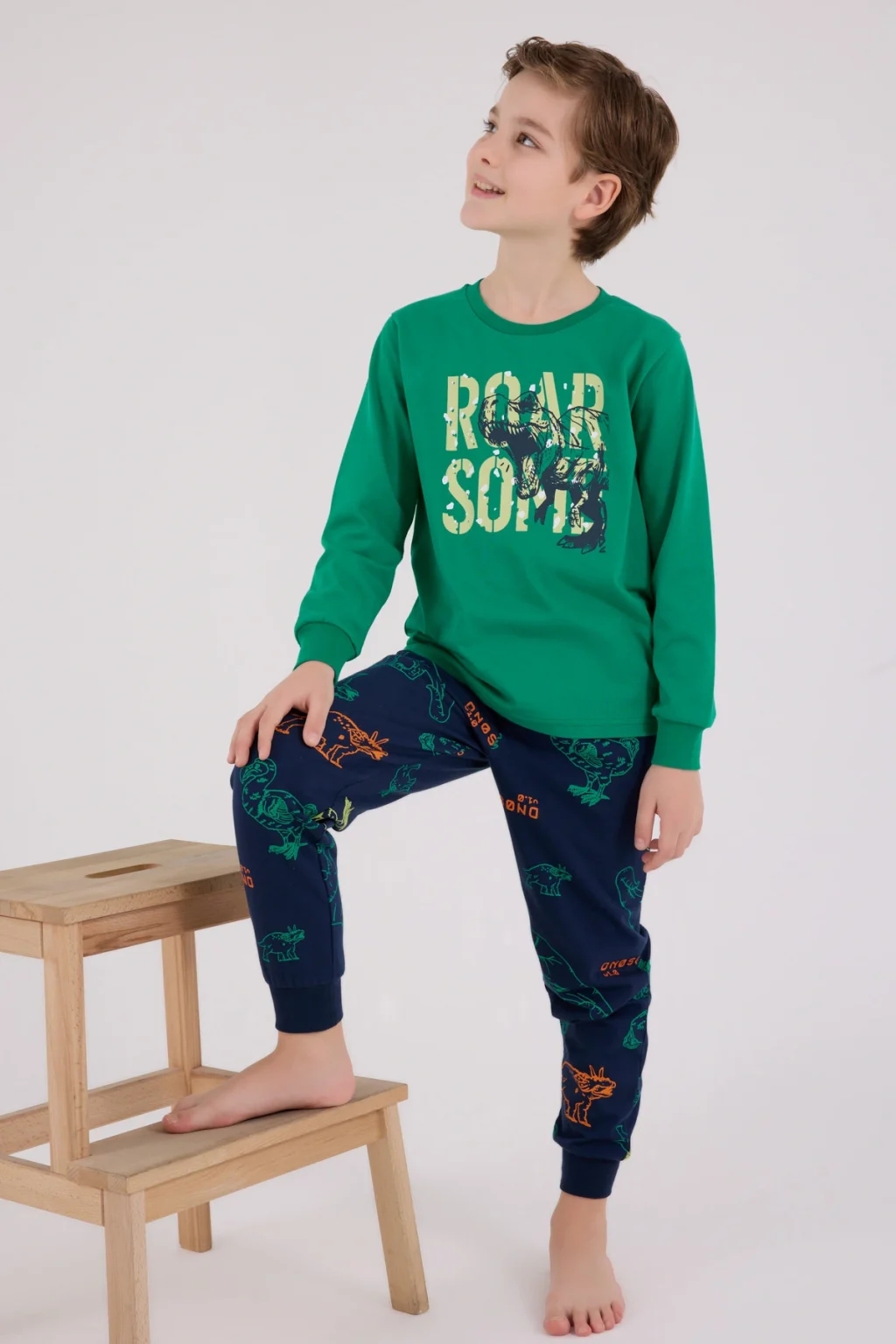 Roly Poly Erkek Çocuk Uzun Kol Pijama Takımı 3672-G