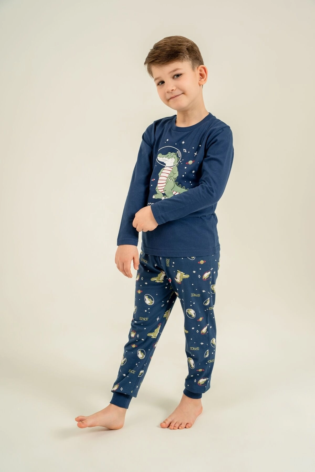 ROLYPOLY ERKEK ÇOCUK  UZUN KOL PİJAMA TAKIM