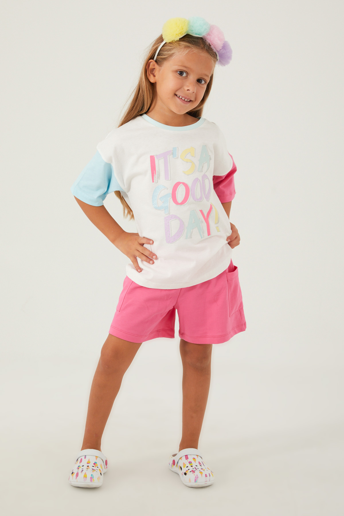 ROLY POLY KIZ ÇOCUK ŞORT TAKIM