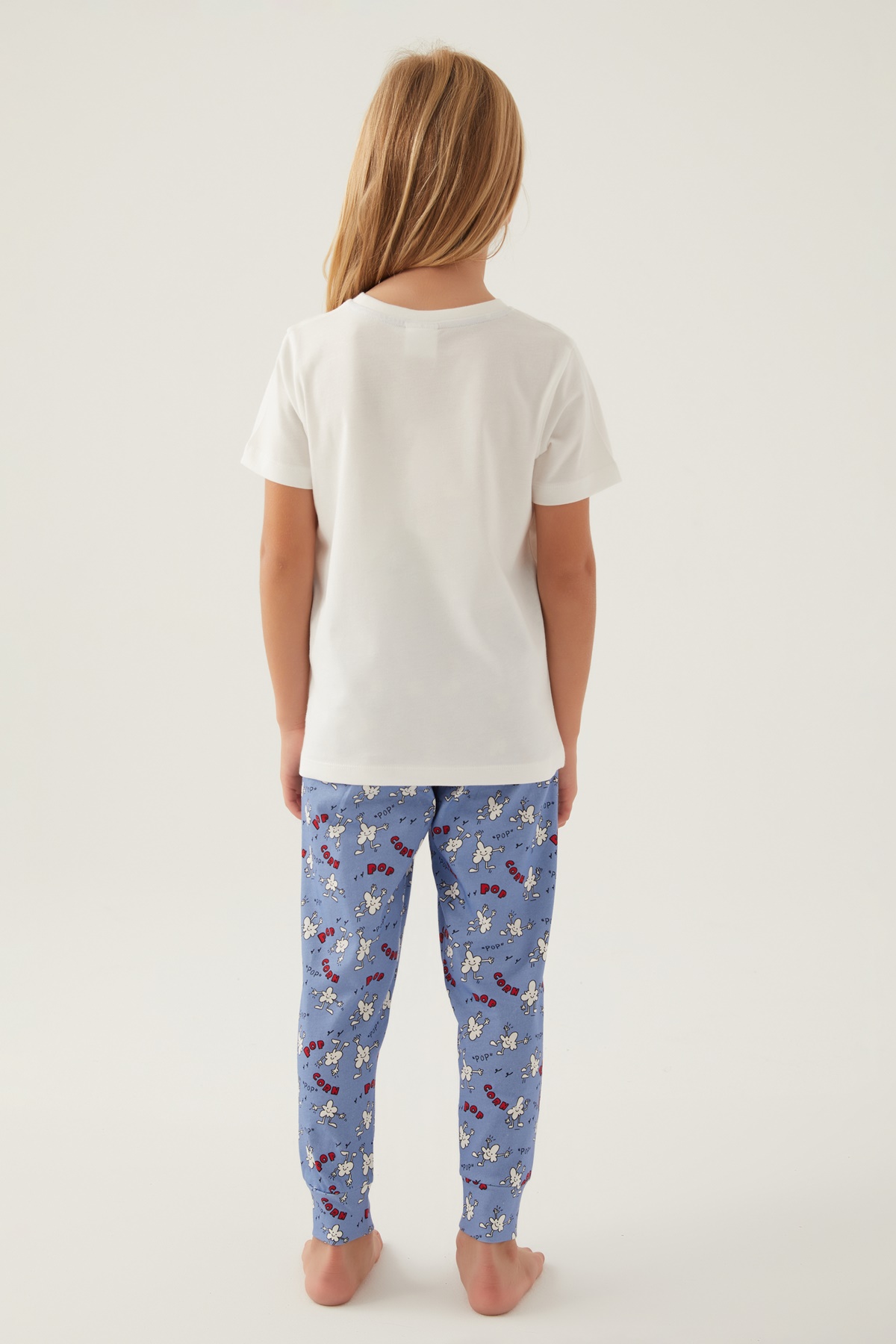 Roly Poly 3415 Pamuklu Anne Kız Kısa Kollu Garson Pijama Takımı