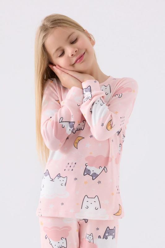 Roly Poly 3460 Uzun Kollu Kız Çocuk Pijama Takımı
