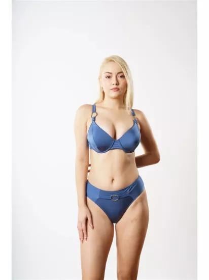Louren B1820 BOŞ KAPLI  BİKİNİ TK-İndi̇go