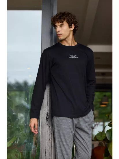 Kly 6024 %100 Pamuk Erkek Pijama Takımı